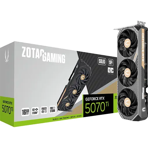 Відеокарта Zotac Gaming GeForce RTX 5070 Ti Solid SFF OC (ZT-B50710J3-10P) EU [145631]