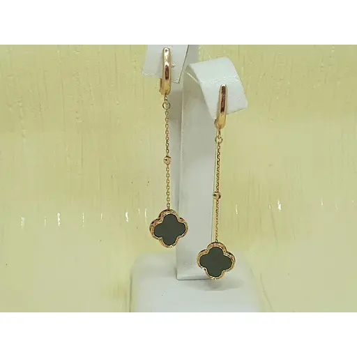 Золоті сережки Favoritum з перламутром. 211432 - фото 2