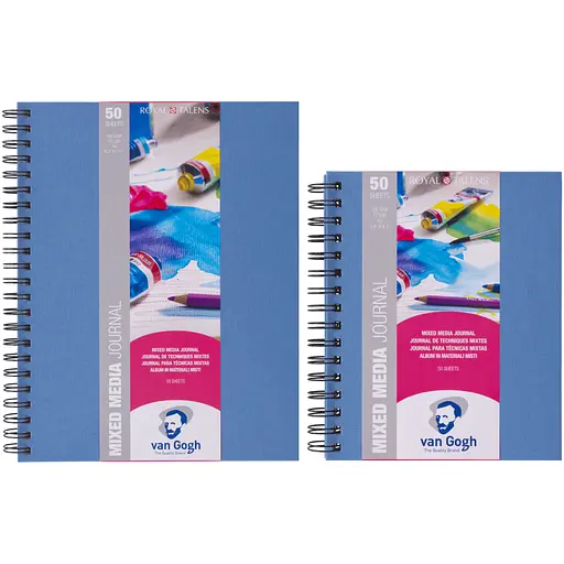 Альбом на спіралі Royal TalensVan Gogh mixed media А5 160 г/м2 50 аркушів - фото 4