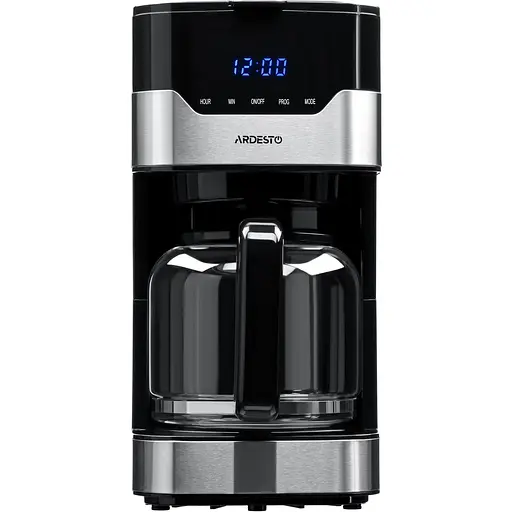 Кофеварка Ardesto капельная FCM-D3100, 1.5 л молотая черно-серебристая - фото 5