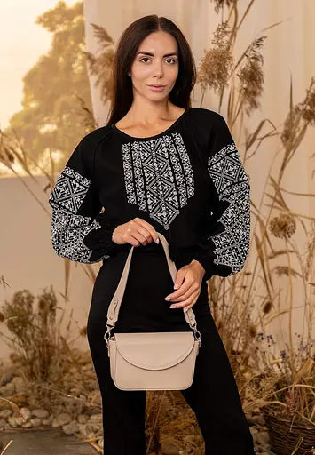 Жіноча шкіряна сумка Molly світло-бежевий краст - фото 5