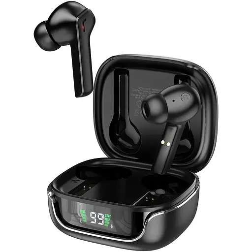 Беспроводные наушники Hoco EW18 | TWS, mic, LED, 3.5h, BT5.3, 25/300mAh Black