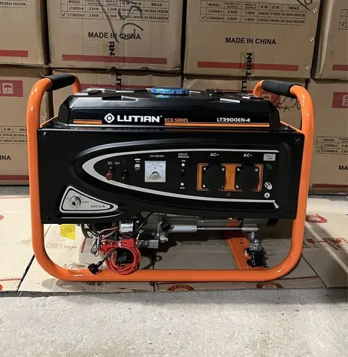 Генератор бензиновий LUTIAN LT3900EN-4 3.0 кВт мідна обмотка електро стартер  - фото 3