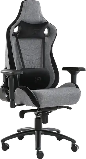 Геймерское кресло GT Racer черное с серым (X-0712 Shadow Gray/Black) - фото 3