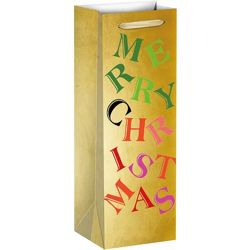 Пакет бумажный под бутылку Malevaro Вottle 13x8.5x36 см (760455ML-1)