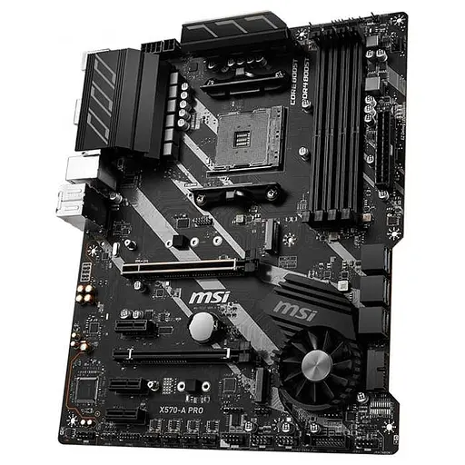 Материнська плата MSI X570-A Pro (X570-A Pro) (Socket AM4, AMD X570, ATX) Б/в - фото 2