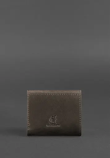 Кожаный кошелек 2.1 темно-коричневый Crazy Horse - фото 5