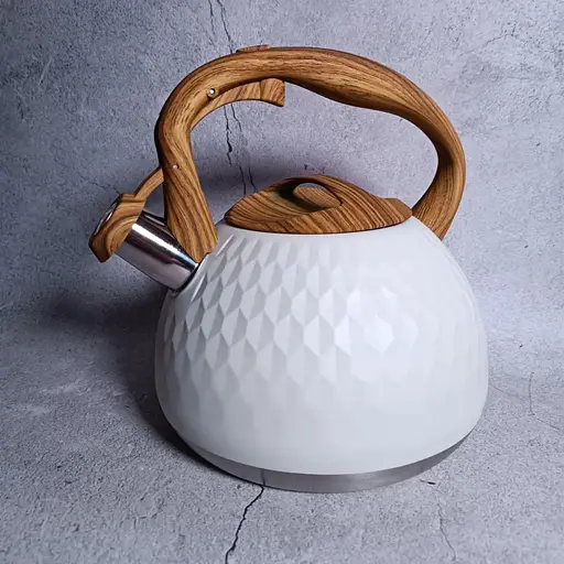 Чайник Gusto GT-1421-28 Сіріус зі свистком 2.8 л білий (135047) - фото 3