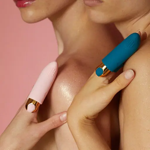 Вібратор на палець Love To Love Touch Me 8.6 см блакитний - фото 3