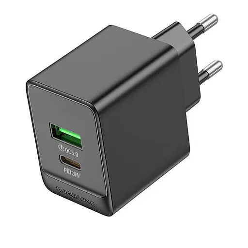 МЗП Borofone BAS14A PD20W+QC3.0 чорний - фото 2