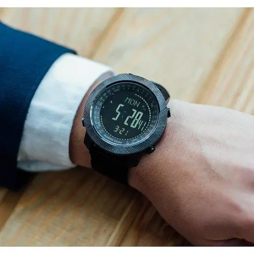 Чоловічий наручний годинник North Edge Apache 5BAR Чорний - фото 8