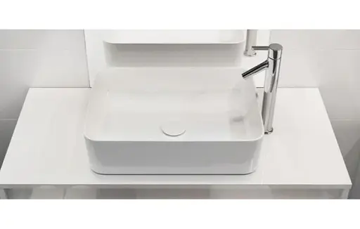 Раковина на столешницу Cersanit Crea прямоугольная 50 см. K114-001 30412 - фото 5