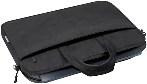 Сумка для ноутбука 15.6'' Defender PU шкіра чорний кишеня - фото 5