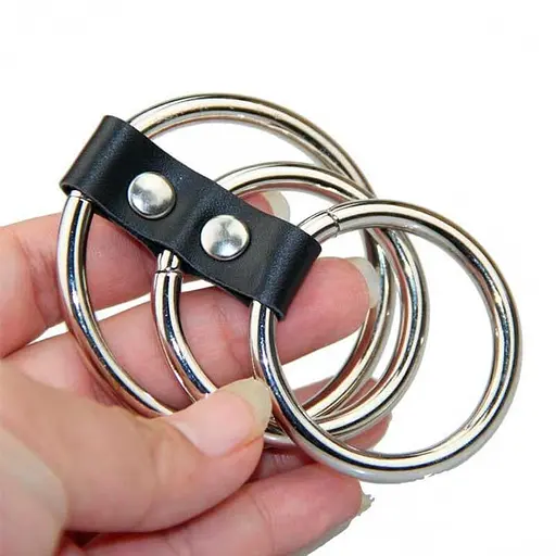 Сталевий фіксатор на пеніс Володар Кілець сріблястий K000601 - фото 5