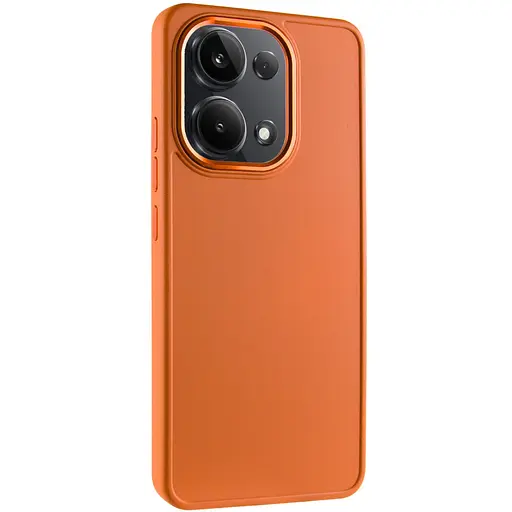 Чехол Epik TPU Bonbon Metal Style для Xiaomi Redmi Note 13 4G Оранжевый