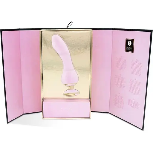Вибратор для точки G Shunga Sanya Light Pink Гибкий ствол - фото 6