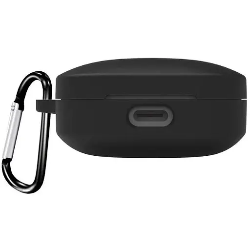 Чохол-накладка DK для Xiaomi Redmi Buds 6 Active | Silicone Candy Friendly з карабіном (black)