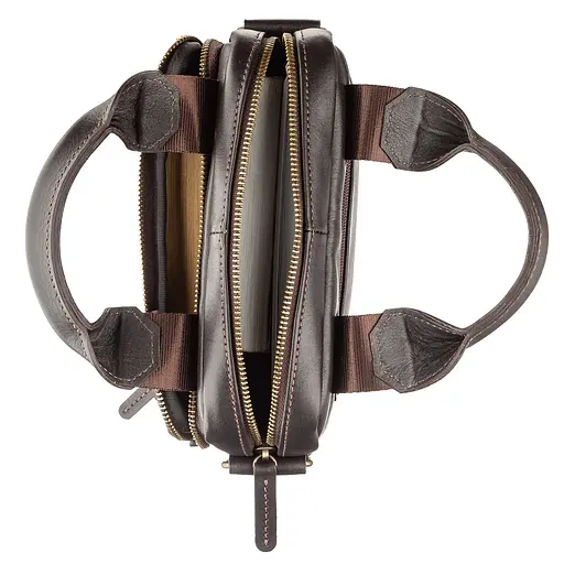 Сумка кожаная мужская SHVIGEL 21,5х25х8 см sum0012472 - фото 4