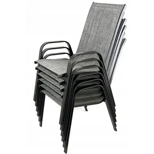Комплект садових стільців Chomik Garden Line Cortina сірий - фото 5