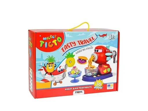 Набір для творчості Strateg Містер тісто Tasty travel - фото 2