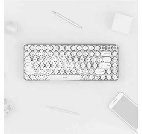 Клавиатура беспроводная MiiiW Keyboard Air 85 MWXKT01 белая - фото 3