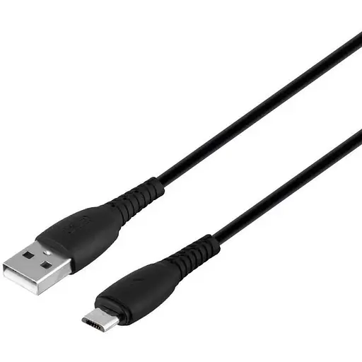 Кабель XO NB-P163 2.4A USB cable for micro 1 м Черный