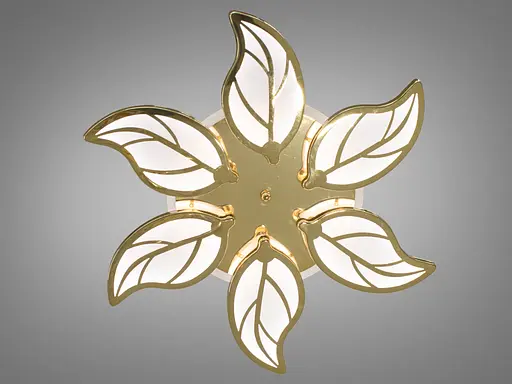 Светодиодная люстра смарт светильник с пультом dimmer, 105W, золото - фото 2