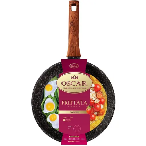 Сковорода Oscar Frittata классическая без крышки 26 см (OSR-1112-26) - фото 2
