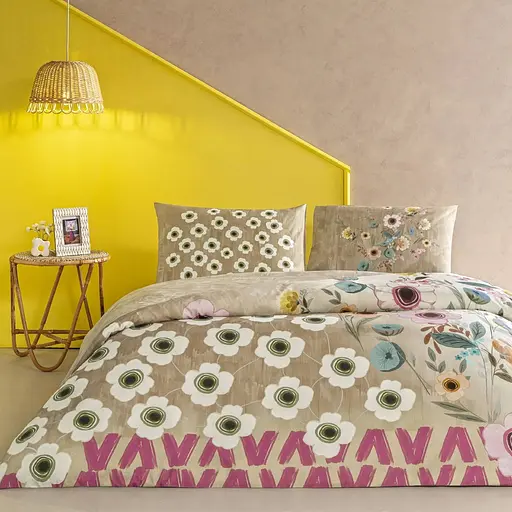 Постільна білизна Blyss Beige Ранфорс / простирадло на резинці Tac pbe0051230 - фото 1