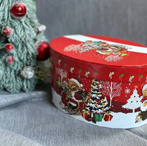 Набор чашек новогодних Tanto T3691 керамика в подарочной упаковке 350 мл Белая 2 шт - фото 5