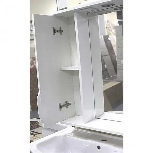 Дзеркало для ванної ПіК Альба Z-1 ліве з шафкою 50 см 30412 - фото 7