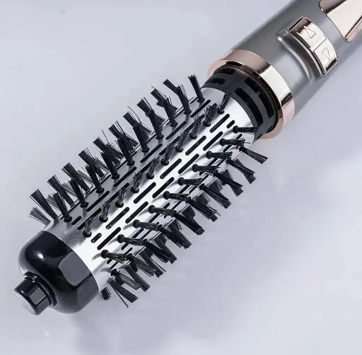 Фен щітка браш Gemei GM-4830 стайлер з щіткою для укладки, що обертається1000 Вт Сірий - фото 4