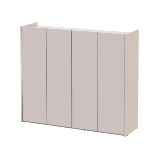 Тумба для обуви Doros Кассель Кашемир 4 ДСП 128х40х110 (41516213)