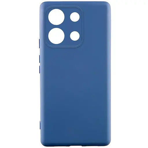 Чохол Getman TPU Liquid Silk Full Camera для Xiaomi Redmi Note 13 Pro 4G/Poco M6 Pro 4G/Note 14S Синій/Navy Blue