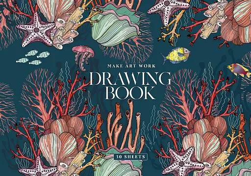 Альбом для рисования Школярик Подводный мир 2, клееный блок, А4, 30 листов (PB-GB-030-430) - фото 1