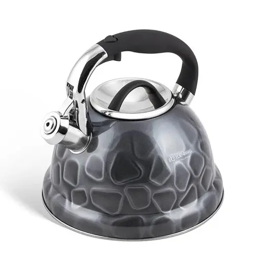 Чайник из нержавеющей стали 3.0 л для индукционной плиты Edenberg EB-1910 серый