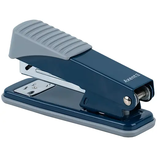 Степлер канцелярський Axent Exakt-2 Earth colors №24/6 металевий 25 аркушів, синій (4925-29-A) - фото 2