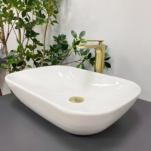 Умивальник VBI Pavia white накладний VBI-012605, Білий - фото 4