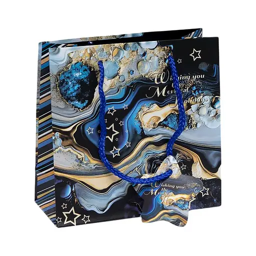 Пакет подарочный GB-24015 цветной 16 х 16 х 7см - фото 1