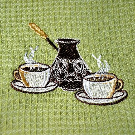 Набір рушників Ярослав Сувенірні №3 Кава 45х75 см 2 шт. (57110) - фото 3