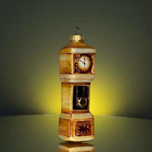 Ялинкова прикраса Різдвяні історії Годинник floor clock скло (4820001045222) - фото 3