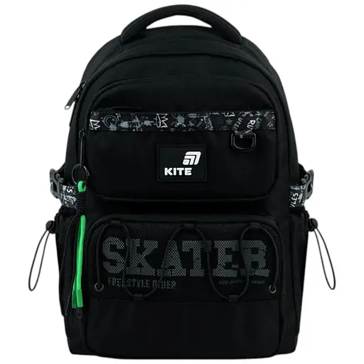 Рюкзак Kite Education 1022 Skater Чорний (K26-1022M-2) - фото 1