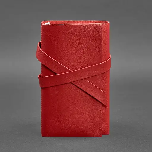 Жіночий шкіряний блокнот (Софт-бук) 1.0 Червоний - фото 5