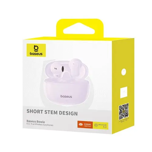 Наушники Baseus Bowie E11 True Wireless Earphones фиолетовые A00053500533-Z1 - фото 5