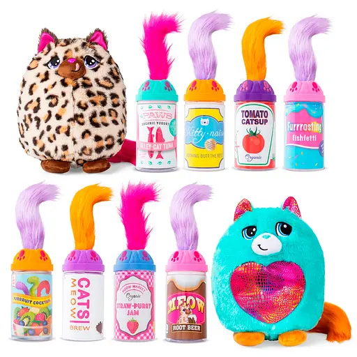 Мягкая игрушка MISFITTENS W2 - КОТИК В БАНКЕ, 03936(W2) (в ассортименте) - фото 2