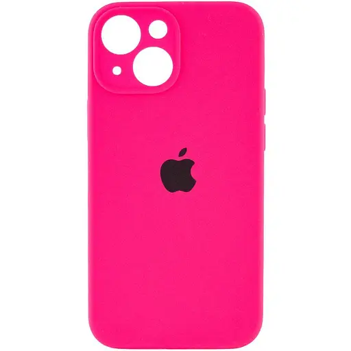 Чехол Epik Silicone Case Full Camera Protective AA для Apple iPhone 15, 6.1 Розовый/Barbie pink