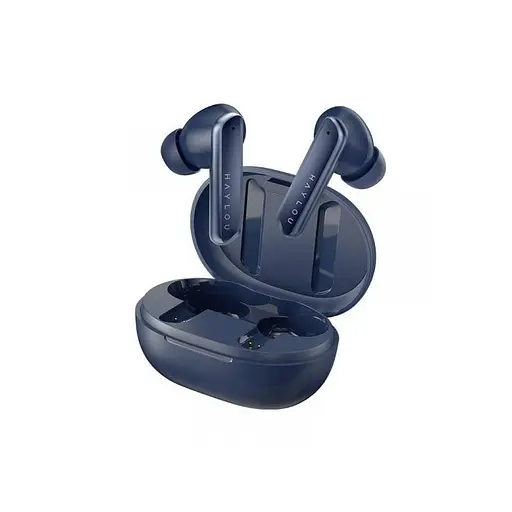 Наушники TWS Haylou W1 Blue - фото 3