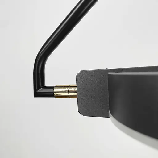 Підвісний футуристичний світильник у чорному корпусі | Арт. 77002/1 Gray+BK | Line F - фото 4