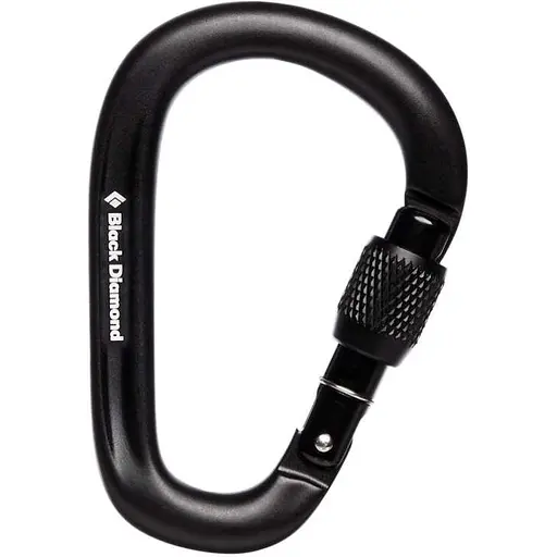 Карабин Black Diamond PearLock Screwgate Black (1033-BD 3811340002ALL1)