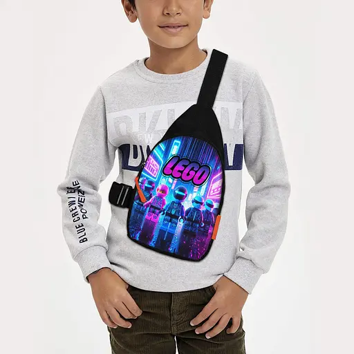 Сумка через плече дитяча Lego 29х17 см сумка слінг для хлопчика (01947)